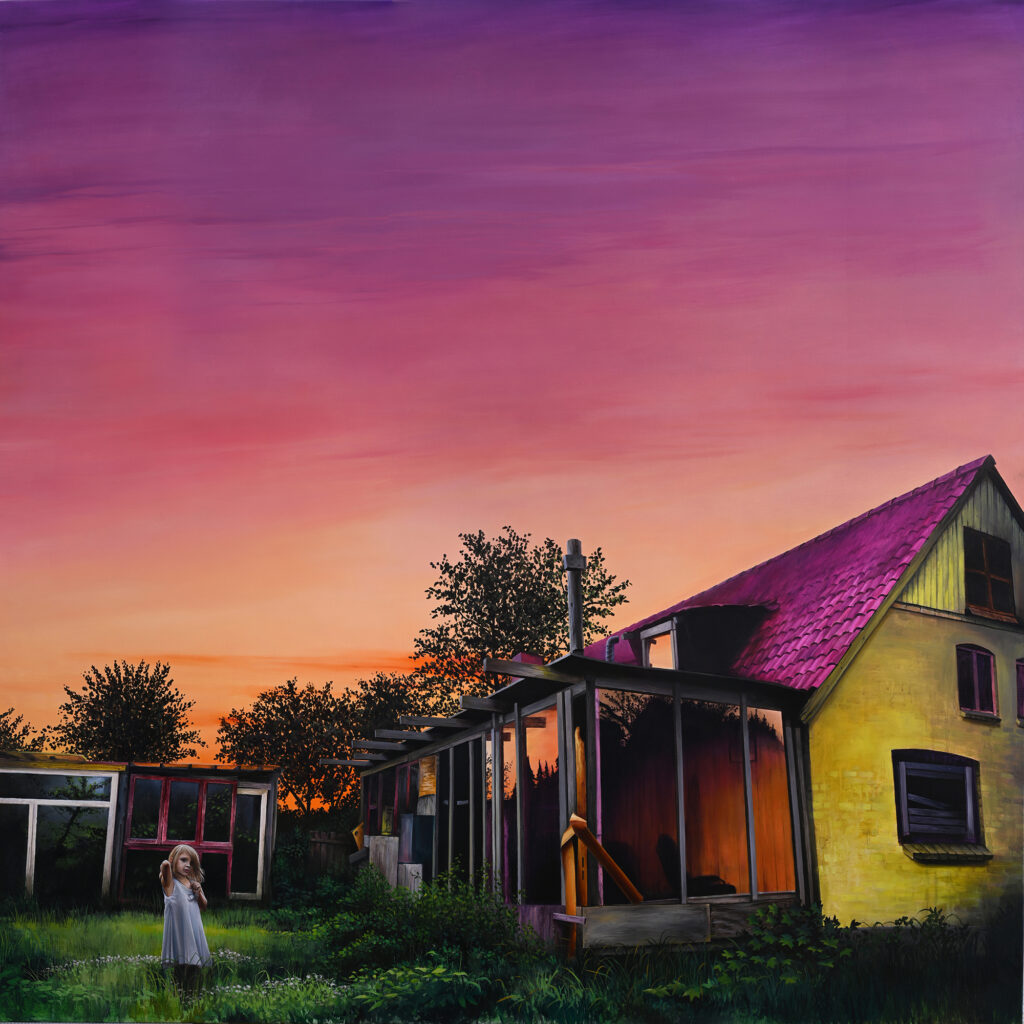 At the end of the world | 170x170 | Oil on canvas | 2024 | Private collection