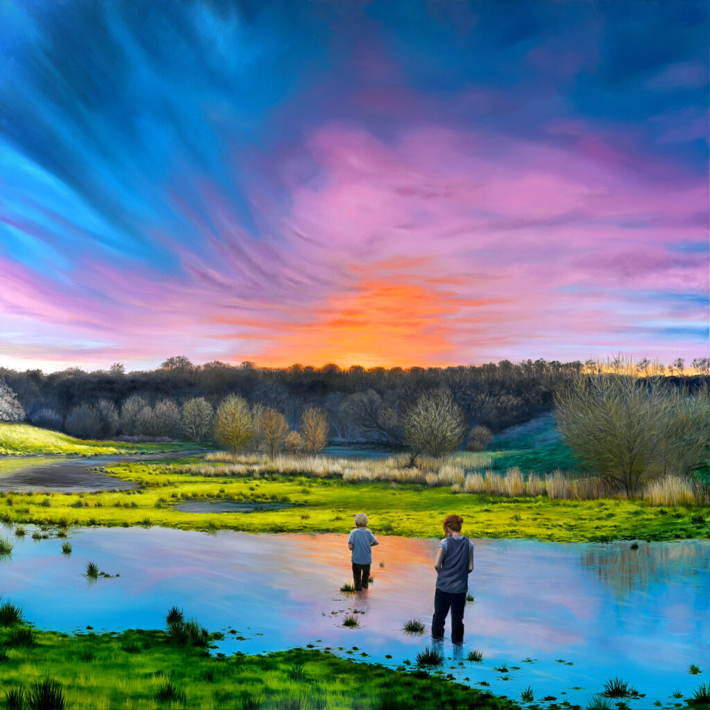 Eternal Journey | 180x180 | Oil on canvas | 2025 | Private collection