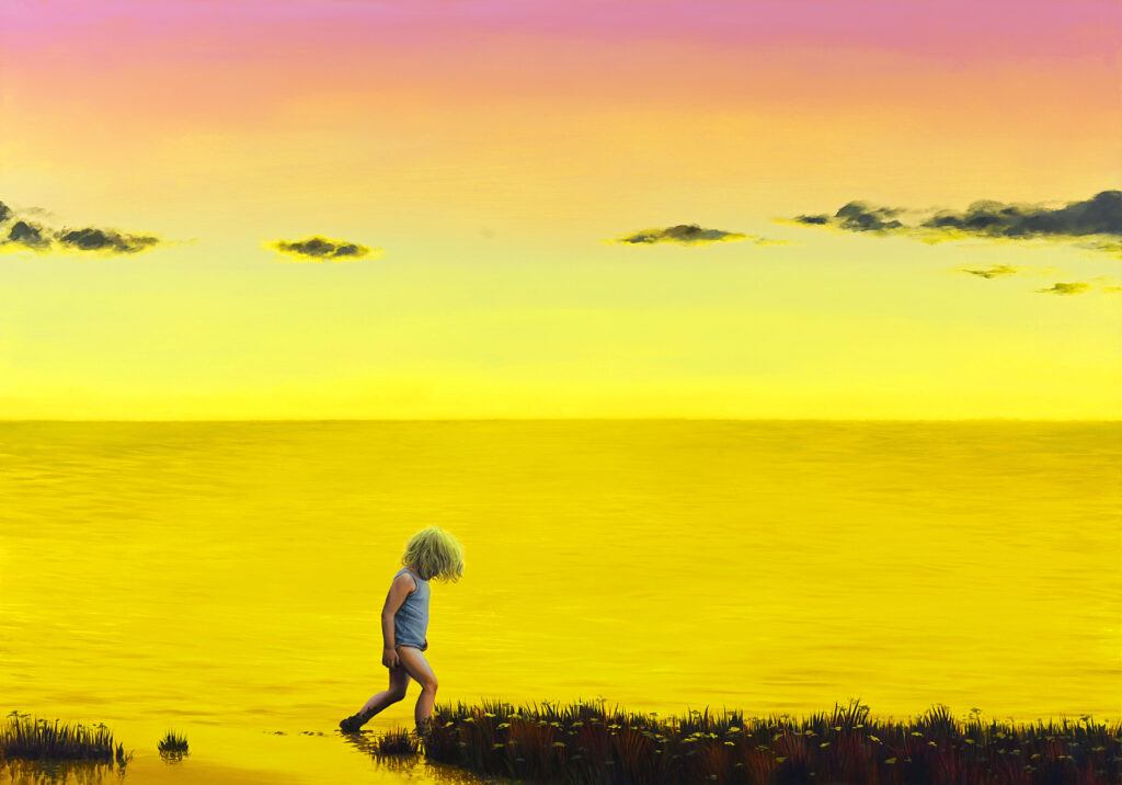 The Golden tide | 100x70 | Oil on canvas | 2025 | Private collection